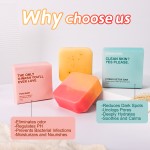 100G Feminine Wash Odor-Free Deep Cleansing Ph Balance Rosemary Turmeric Yoni Bar Soap Private Label