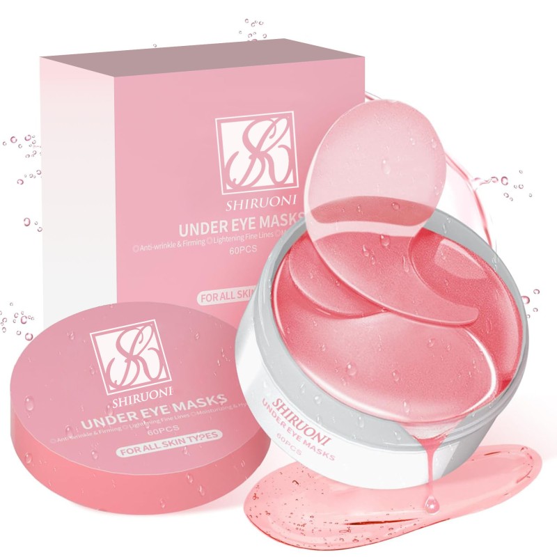 Private Label Under Eye Mask Relieve Eye Bags Anti-Wrinkie Firming Hydrating Cornflower Eye Mask Patches