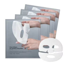 Custom LOGO Bio Collagen Face Mask Korean Skincare Deep Collagen Anti-Wrinkle Lifting Facial Sheet Masks