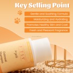 OEM Dog Shampoo Moisturizing Soothing Gentle Dog Wash Sensitive Skin Pet Care Aloe Vera Colloidal Oat Honey Pet Shampoo