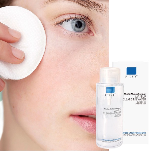 Custom LOGO Gentle Makeup Cleansing Water Alcohol Free Deep Cleanses Makeup Remover for Sensitive Skin