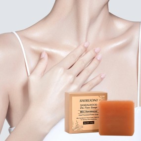Custom De Tan Soap Tanning Gentle Cleansing Skin Brightening Milk Sandalwood Tan Removal Soap