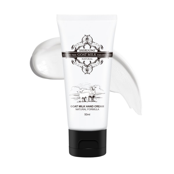 Private Label Travel Size Daily Moisturizing Dry Skin Goat Milk Vanilla Hand & Body Cream
