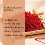 Private Label Soap Bar Lighten Acne Marks Soothing Oil Control Exfoliating Saffron Goat Milk Soap