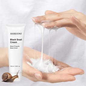 Custom Facial Snail Mucin Cream for Dark Spot Gentle Exfoliation Repairing Brightening Moisturizing Black Snail Cream