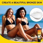 80g Bronzing Self Tanner Quick Tan Long-Lasting Carrot Oil Sunbed Tanning Lotion