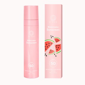 New Arrived Watermelon Sunscreen Spray Mist Spf 50 Face Over Makeup Sun Protection Watermelon Extract Sunscreen Spray