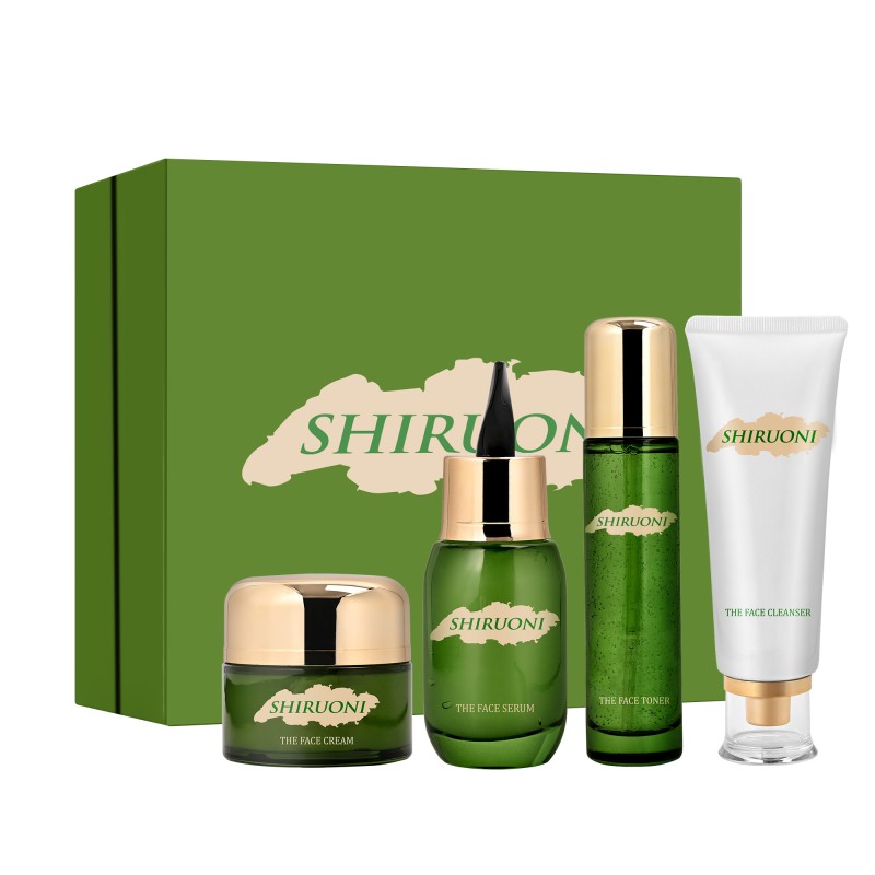 OEM ODM Centella Asiatica Skin Care Set Facial Brightening Calming Redness Reduce Skincare Set Hyaluronic Acid for Skin Care