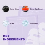 Wholesale Bio Collagen Mask Deep Hydration Long-Lasting Nourishment Pdrn Caviar Pdrn Hydrogel Sheet Mask