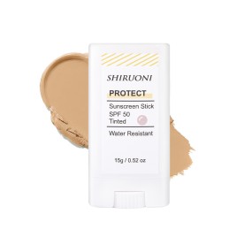 Free Sample Sunscreen for Face High Spf 50 Protection Water Resistant Mineral Vitamin E Tinted Sunscreen Stick