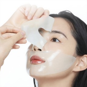 Custom Bio Collagen Mask Pore Treatment Calming Hyaluronic Acid Heartleaf Jelly Hydrogel Face Mask