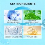 Private Label Gel Eye Mask With Logo Eye Bags Treatment Removal Blue Copper Peptide Moisturizing Collagen Eye Patches Pads