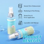 Private Label Spray Tan Hyaluronic Acid Hydrating Sunless Glow Face Deep Dark Tanning Spray