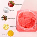 Private Label Watermelon Scrub Body Hand Foot Scrub Watermelon Sugar Shea Butter Soothes Moisturizes Body Watermelon Scrub