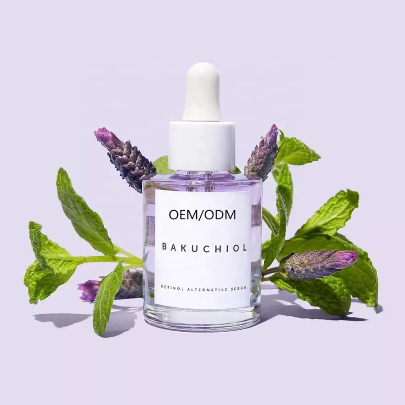 Private Label Skin Care Serum Natural Organic Peptide Face Anti Aging Wrinkle Facial Bakuchiol Serum