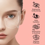 Custom Anti Aging Under Eye Mask Deep Hydration Reduces Puffiness Moisturizing Soothing Pomegranate Eye Patches Collagen