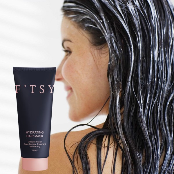 100% Natural Private Label Custom Moisturizing Deep Damage Treatment Collagen Repair Luxury Hair Mask