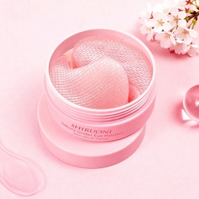Free Samples Under Eye Mask Soothing Reduce Dark Circles Fine Lines Sakura Eye Patches Hydrogel