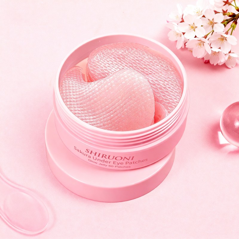 Free Samples Under Eye Mask Soothing Reduce Dark Circles Fine Lines Sakura Eye Patches Hydrogel