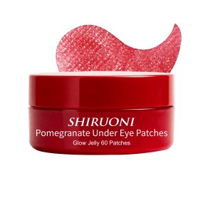 Custom Anti Aging Under Eye Mask Deep Hydration Reduces Puffiness Moisturizing Soothing Pomegranate Eye Patches Collagen