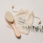 Baby Hairbrush Supplier - Oval Wooden Design