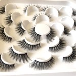False Eyelashes Supplier - 25mm Wispy Short
