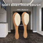 Baby Hair Brush Manufacturer - Oval Wooden Soft