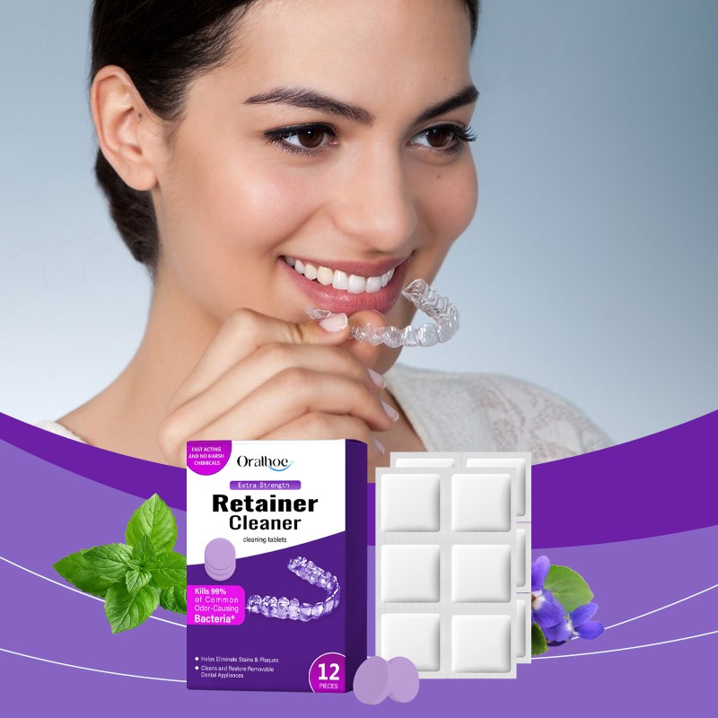 Denture Cleaner Factory - Tablet Form White