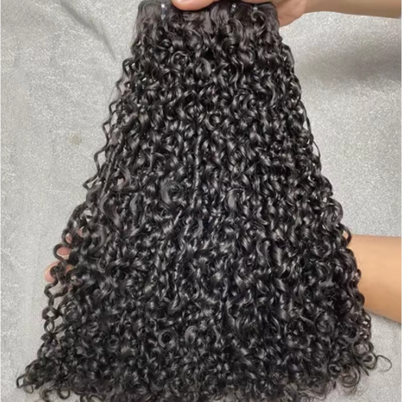 Curly Hair Bundles Supplier - Double Wefts Machine