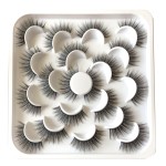 False Eyelashes Supplier - 25mm Wispy Short