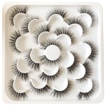 False Eyelashes Supplier - 25mm Wispy Short