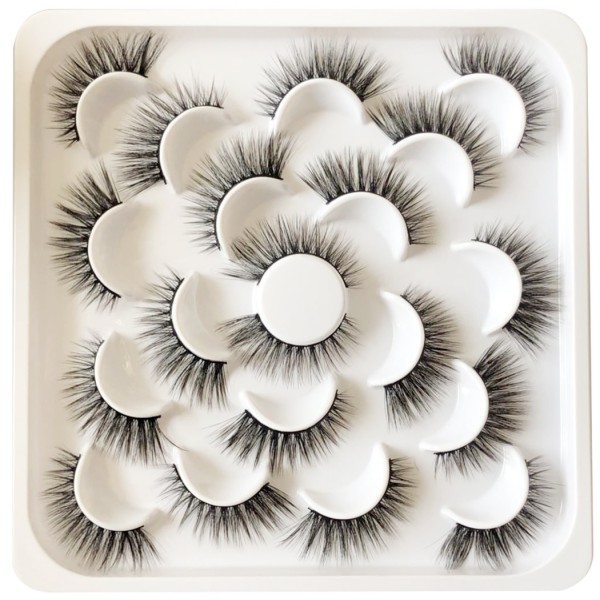 False Eyelashes Supplier - 25mm Wispy Short