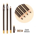 Wooden Eyebrow Pencil Manufacturer - 4 Colors With Sharpener