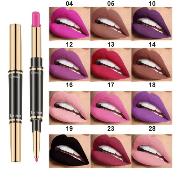 Automatic Lipstick Supplier - Double Head Custom Logo
