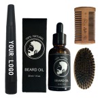 Beard Care Set Supplier - Custom Logo Brush Comb
