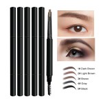 Eyebrow Pencil Supplier - 2 in 1 Black Double Head
