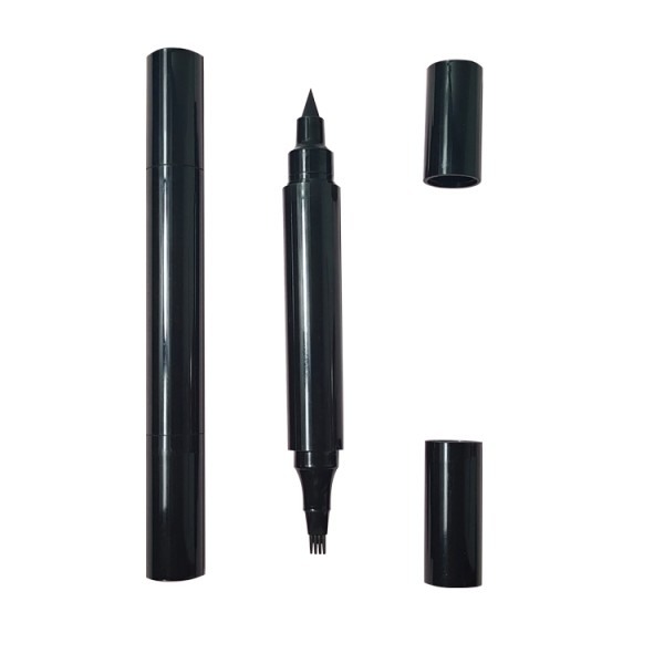 Fork Eyebrow Pencil Supplier - 2 in 1 Vegan Eyeliner