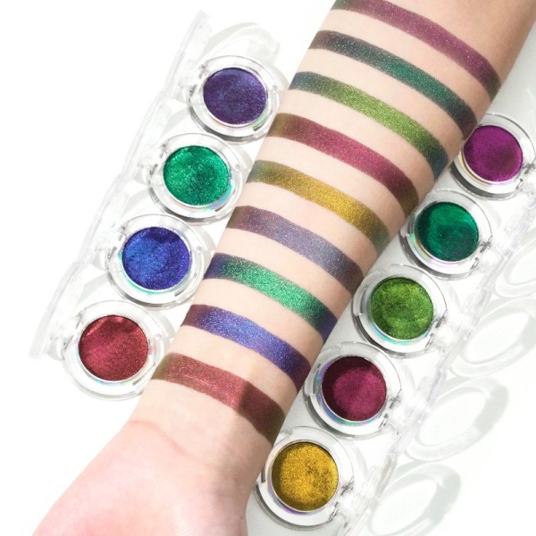 Pearl Eye Shadow Factory - 9 Color Round Custom