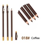 Wooden Eyebrow Pencil Manufacturer - 4 Colors With Sharpener