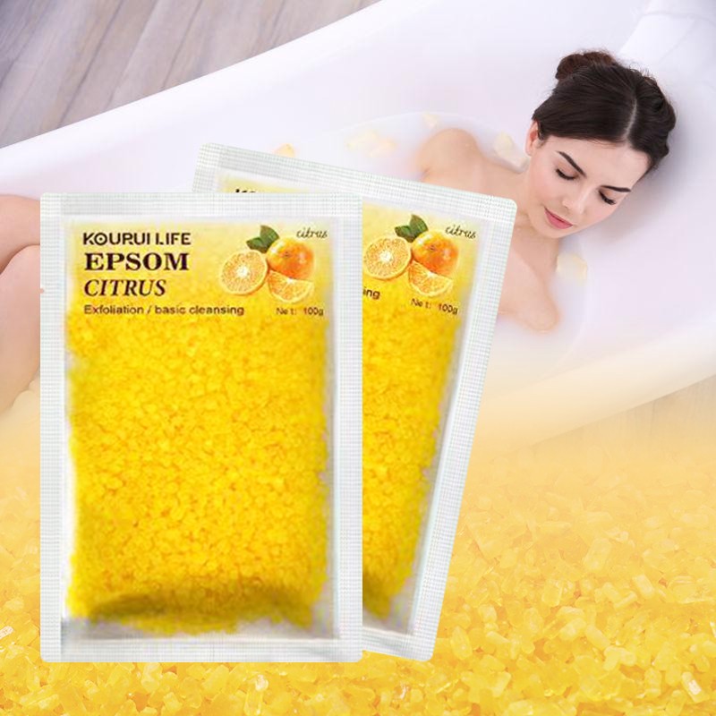Epsom Bath Salt Supplier - Custom Lemon Scent Women