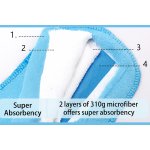 Menstrual Pad Set Factory - 5pcs Washable with PEVA Wet Bag