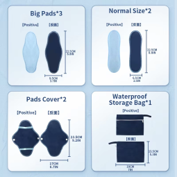 Menstrual Pads Factory - 8pcs 280GSM Polar Fleece Absorption