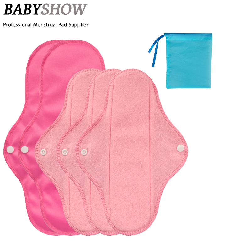 Cloth Menstrual Pads Supplier - 5pcs Super Absorbent with Panties