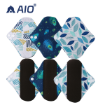 Menstrual Pads Manufacturer - 3pcs Bamboo Charcoal Colorful 18x18cm