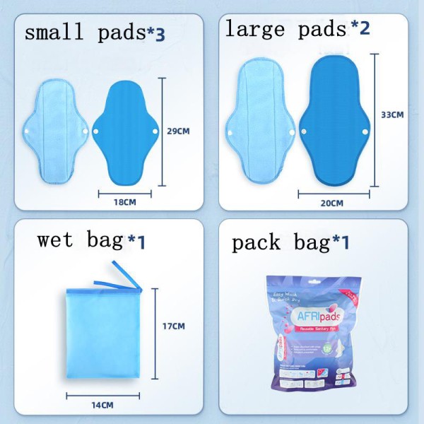 Sanitary Napkin Supplier - 5pcs Softness Quick Dry with Bag