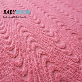 Terry Fabric Manufacturer - Water Ripple Jacquard 100% Polyester