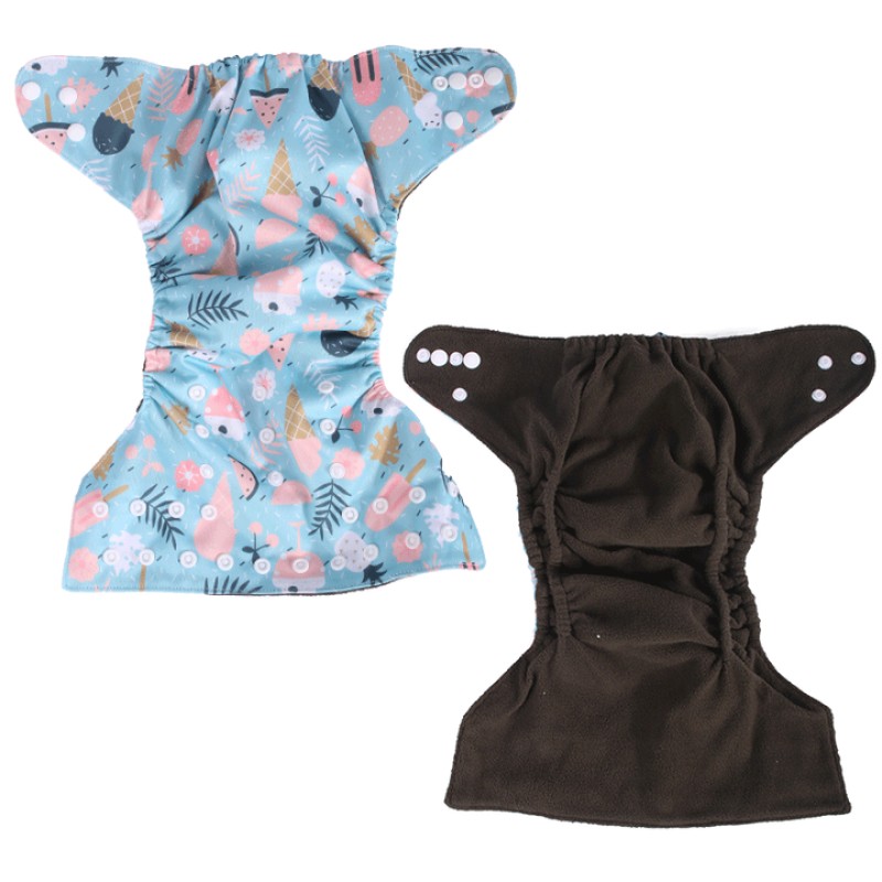 Cloth Diaper Factory - Double Pocket Gusset Bamboo Charcoal