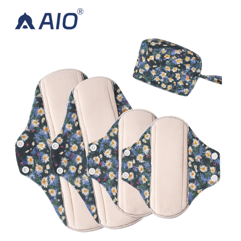Sanitary Pad Set Supplier - 5pcs Organic Cotton Leak Guard