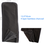 Baby Cloth Diaper Insert Supplier - AIO 13.5x35cm 4 Layers