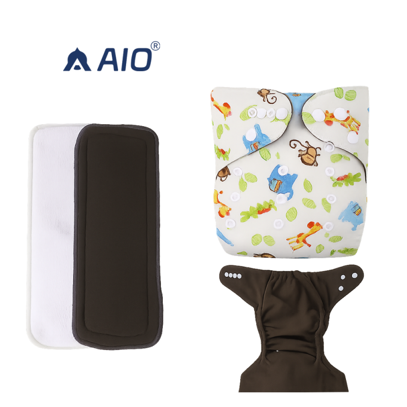 Baby Cloth Diaper Insert Supplier - AIO 13.5x35cm 4 Layers